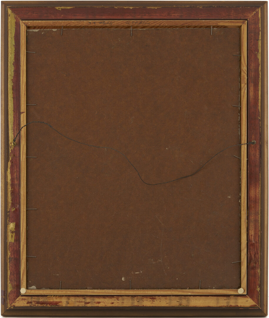 Lot 453: Meyer Wolfe O/C, Modernist Street Scene