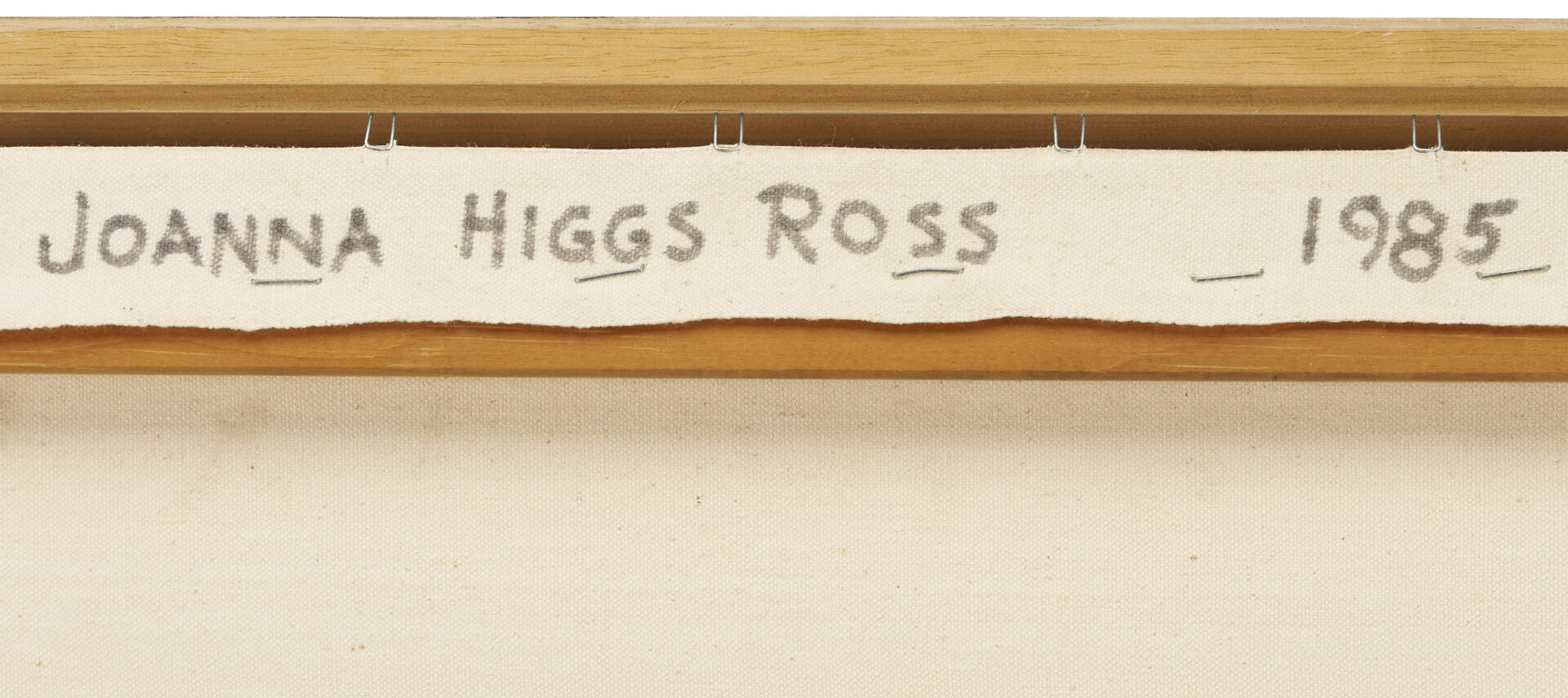 Lot 456: Joanna Higgs Ross Painting, Landscape w/ Clouds