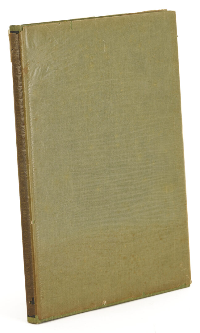 Lot 459: Charles Smith Abstract Block Painting Plus Virginia Map, Signed 32 Woodcuts Book, & Animal Fare Book