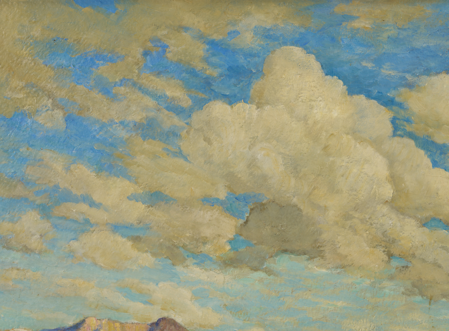 Lot 466: Carl Moon Western Landscape O/C