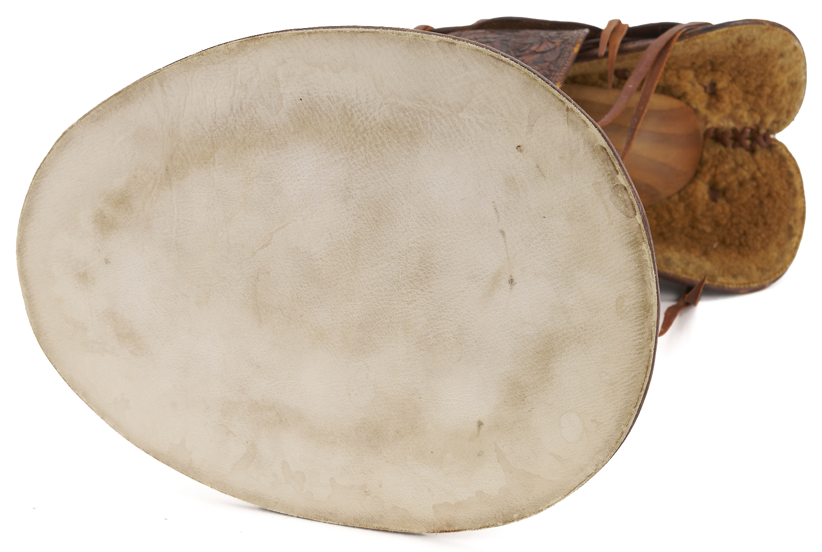 Lot 472: Visalia Quarter Scale Miniature Saddle on Stand, c. 1935