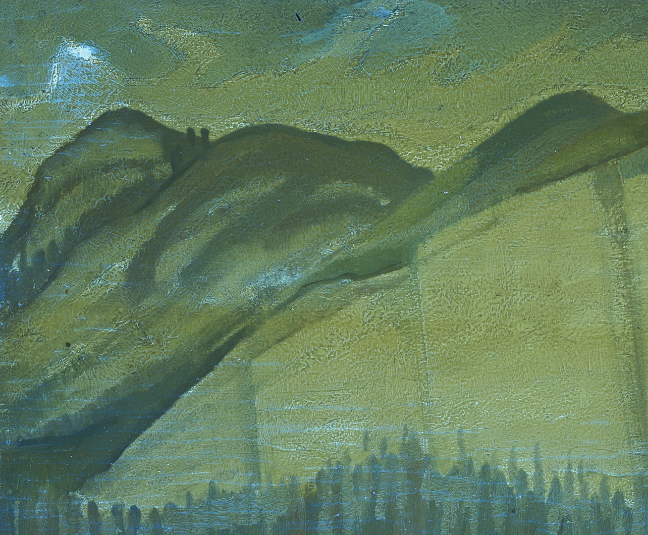 Lot 473: Peter Haworth Canadian Oil Painting, Valley of St. Anthony
