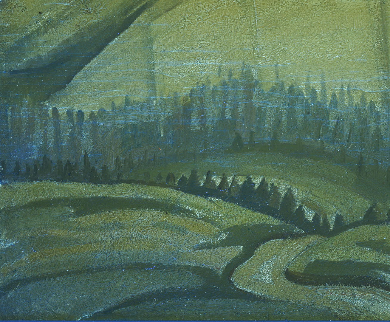 Lot 473: Peter Haworth Canadian Oil Painting, Valley of St. Anthony