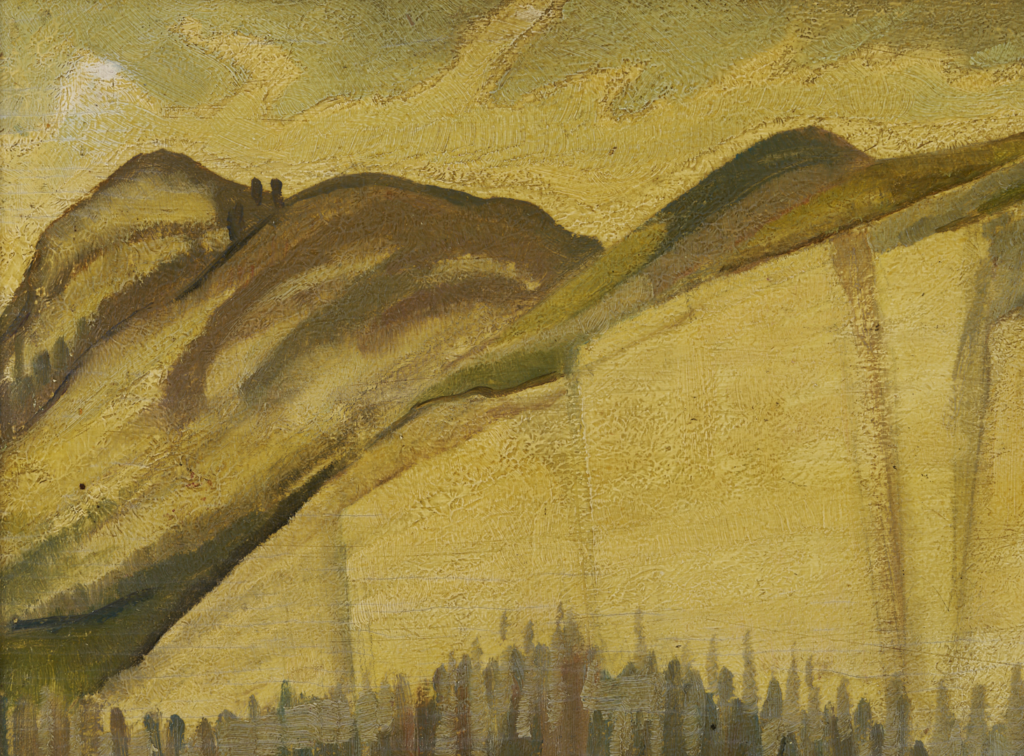 Lot 473: Peter Haworth Canadian Oil Painting, Valley of St. Anthony