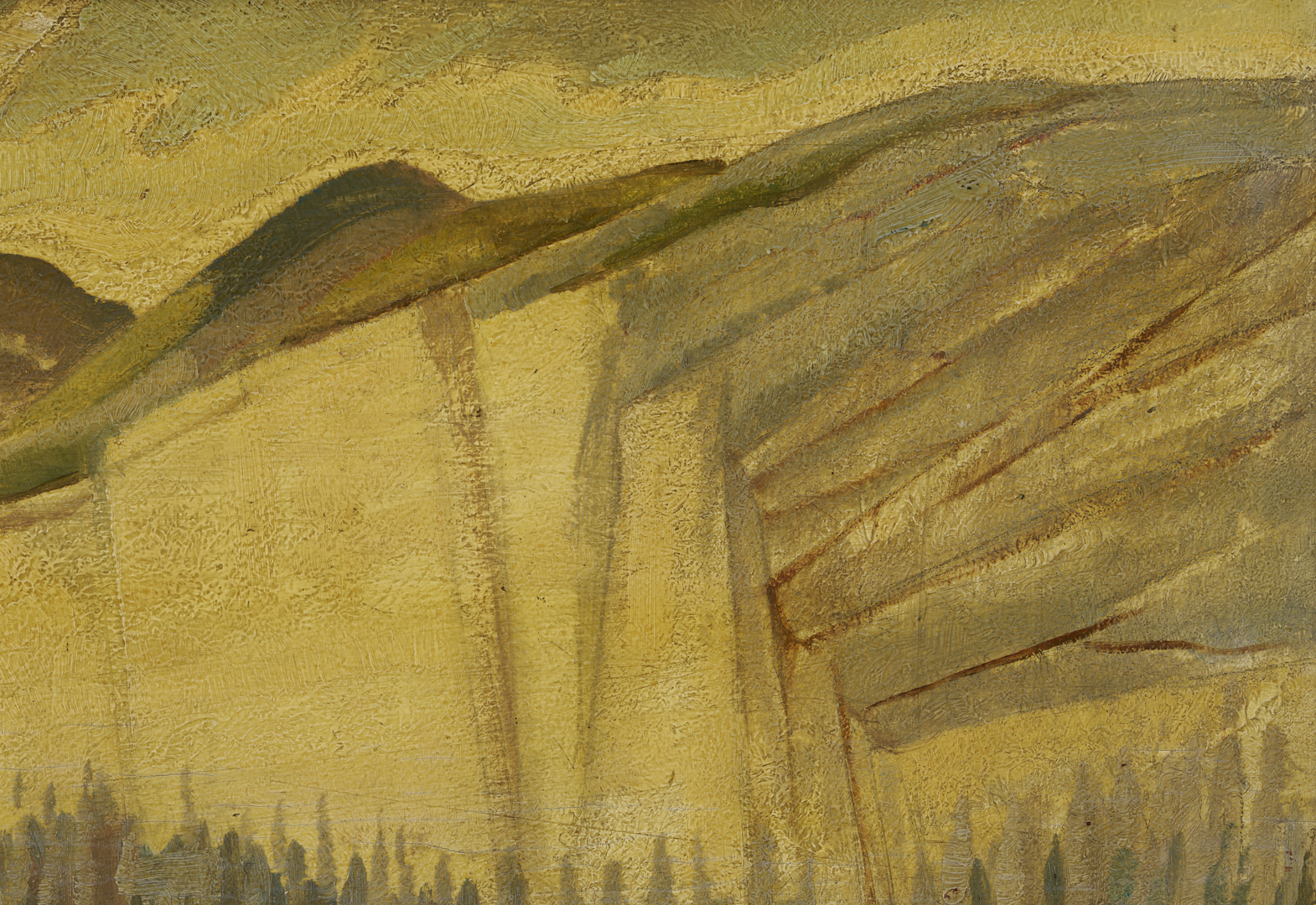 Lot 473: Peter Haworth Canadian Oil Painting, Valley of St. Anthony