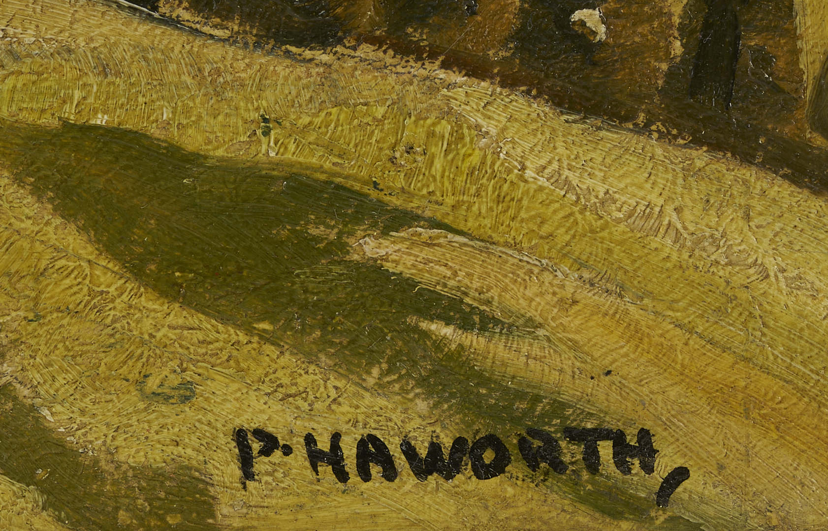 Lot 473: Peter Haworth Canadian Oil Painting, Valley of St. Anthony