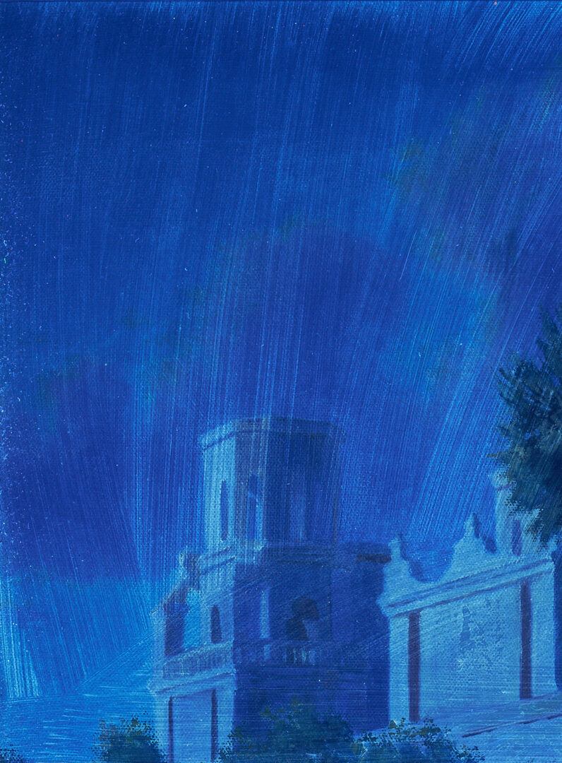 Lot 475: Kenny McKenna O/C Landscape, San Xavier Mission