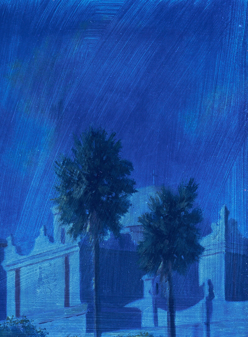 Lot 475: Kenny McKenna O/C Landscape, San Xavier Mission