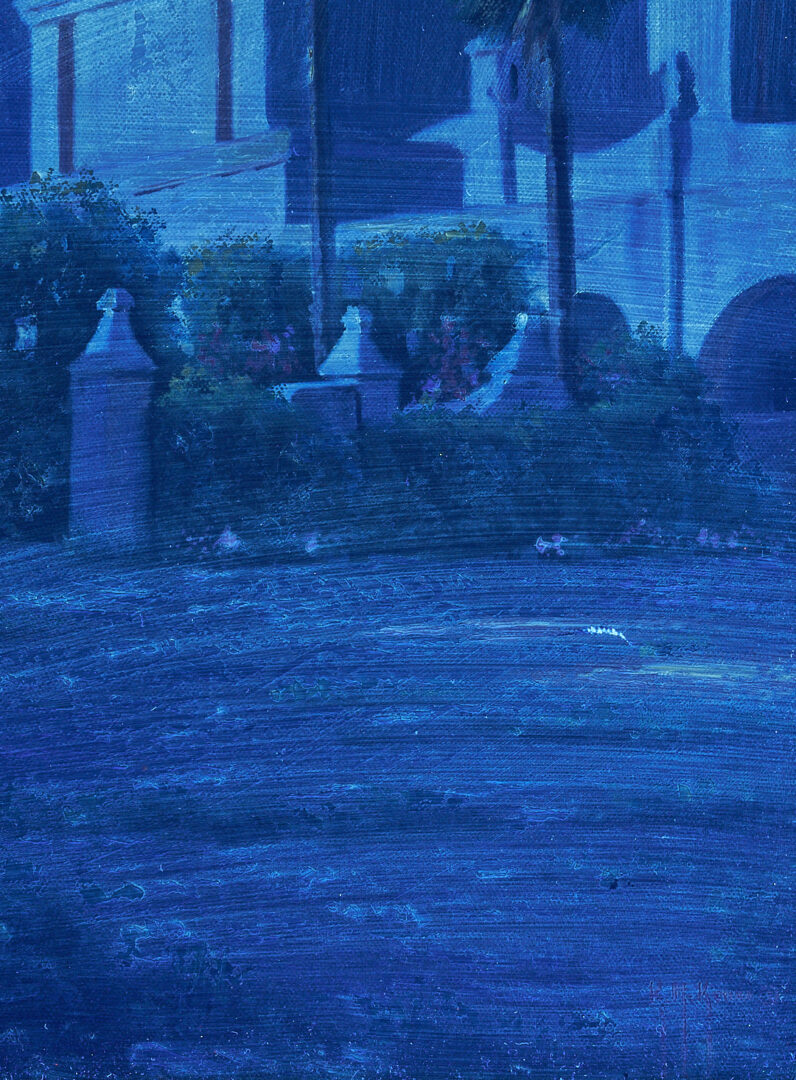 Lot 475: Kenny McKenna O/C Landscape, San Xavier Mission
