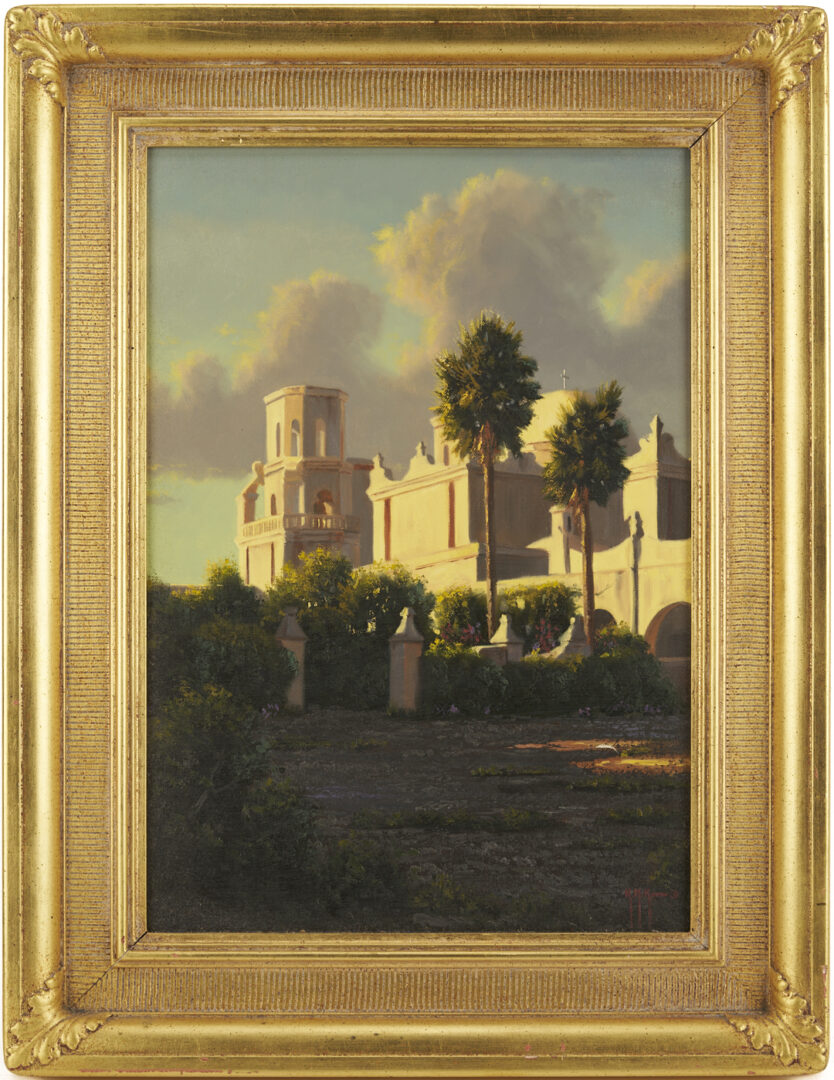 Lot 475: Kenny McKenna O/C Landscape, San Xavier Mission