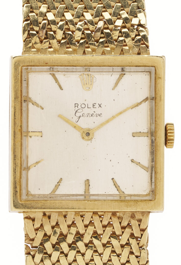 Lot 47: Vintage Rolex 14K Geneve Wrist Watch