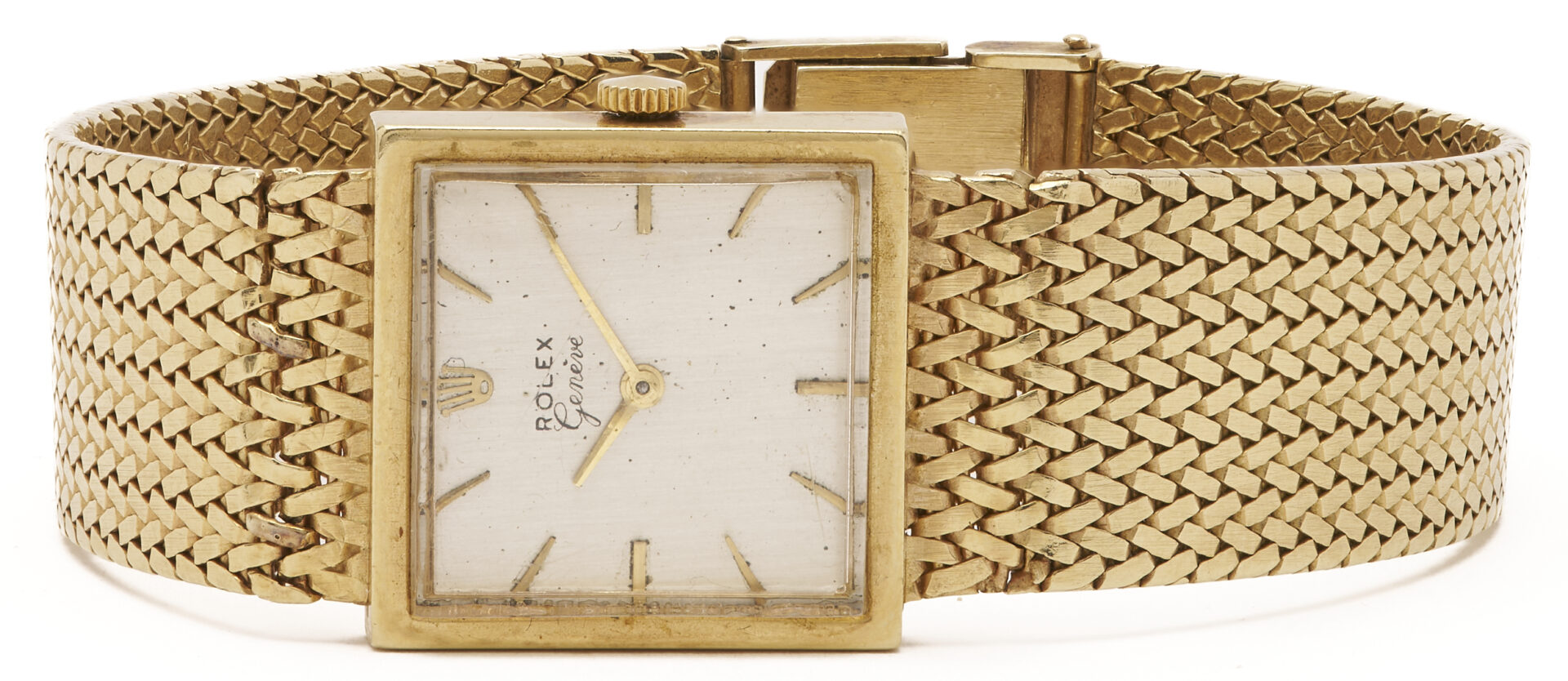 Lot 47: Vintage Rolex 14K Geneve Wrist Watch