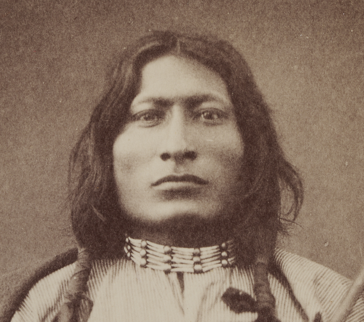 Lot 480: 2 19th C. American Indian Cabinet Cards Incl. D.F. Barry, Sitting Bull (Misidentified), & One Bull