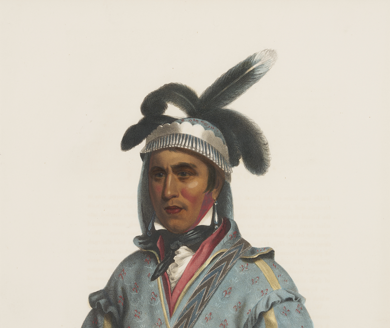Lot 484: 3 McKenney & Hall Lithographs, History of the Indian Tribes of N. America Folio Edition