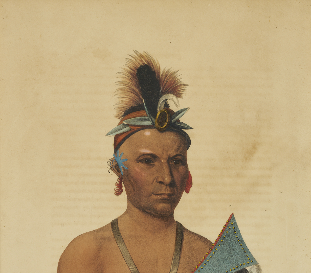 Lot 484: 3 McKenney & Hall Lithographs, History of the Indian Tribes of N. America Folio Edition