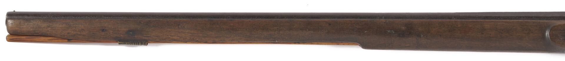 Lot 485: Plains Cree Beaded Rifle Scabbard w/ Barnett Trade Musket