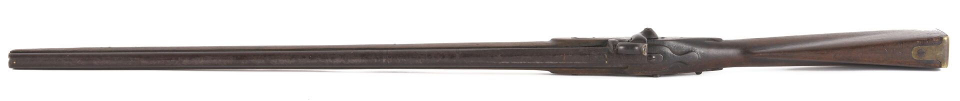Lot 485: Plains Cree Beaded Rifle Scabbard w/ Barnett Trade Musket