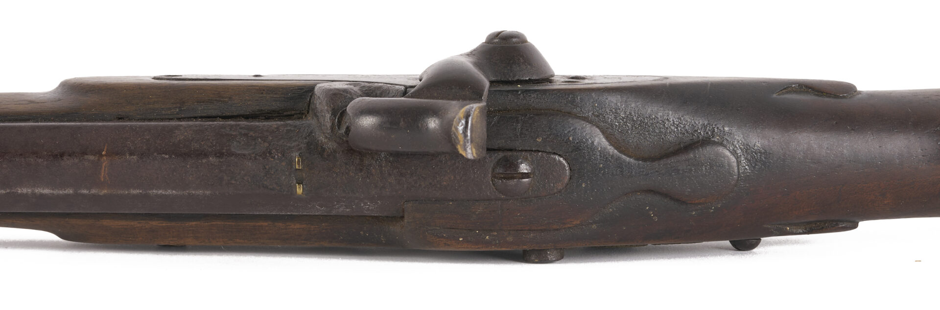 Lot 485: Plains Cree Beaded Rifle Scabbard w/ Barnett Trade Musket