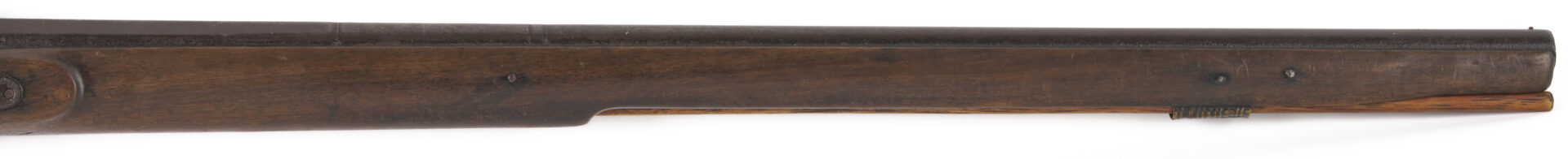Lot 485: Plains Cree Beaded Rifle Scabbard w/ Barnett Trade Musket