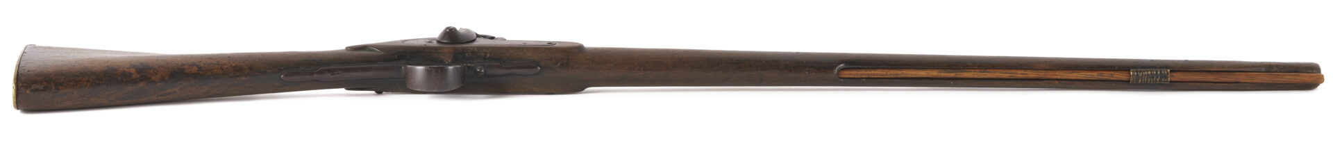 Lot 485: Plains Cree Beaded Rifle Scabbard w/ Barnett Trade Musket