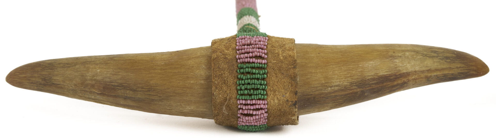 Lot 486: 2 Native American Tools: Sioux War Club & Apache Slung Shot Club