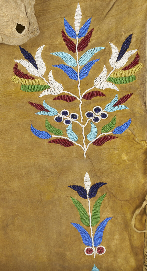 Lot 489: Native American Southern Cree Man’s Beaded Hide Trousers