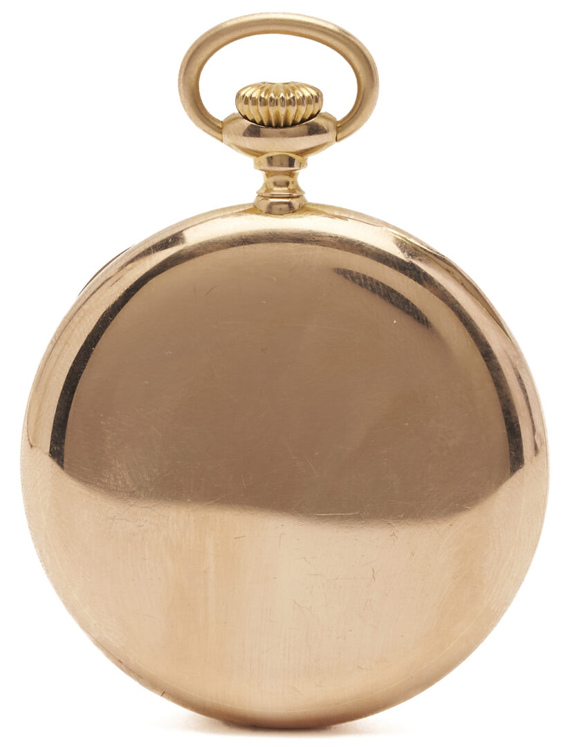 Lot 48: Tiffany 18K Rose Gold Pocket Watch