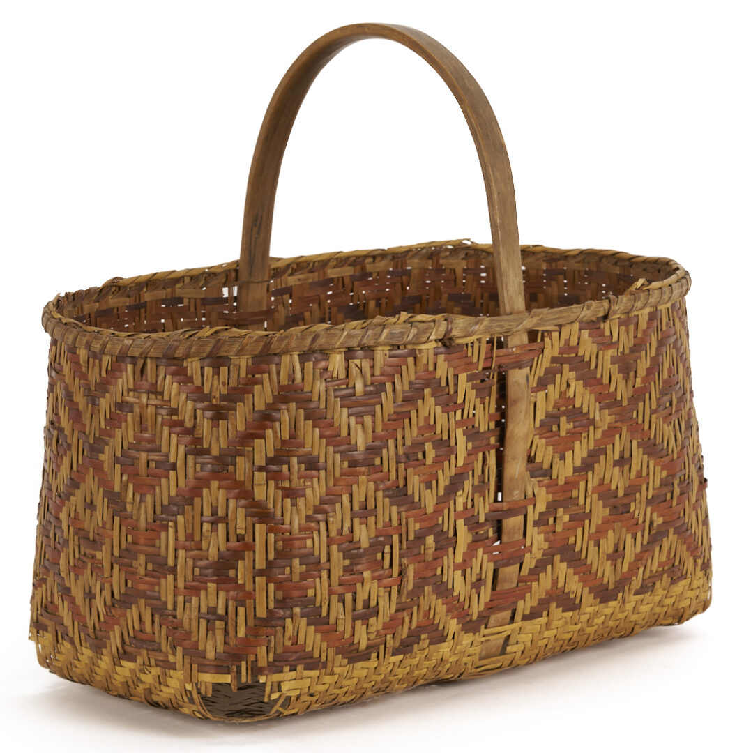 Lot 499: 4 Native American Cherokee Baskets