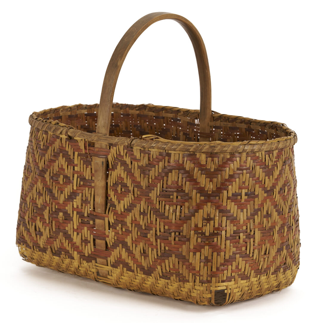 Lot 499: 4 Native American Cherokee Baskets