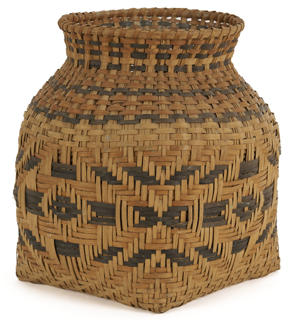 Lot 499: 4 Native American Cherokee Baskets