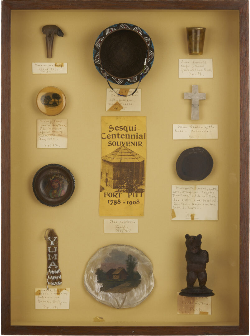 Lot 500: Souvenir Shadowbox Collection, Incl. Native American