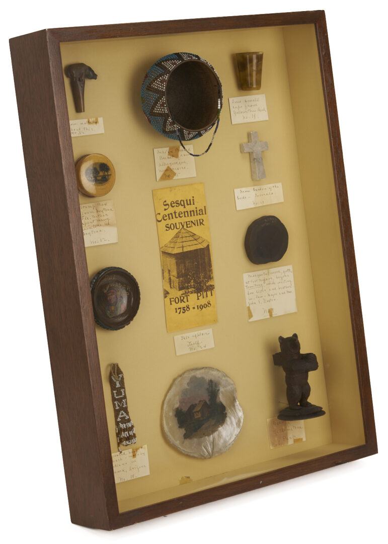 Lot 500: Souvenir Shadowbox Collection, Incl. Native American