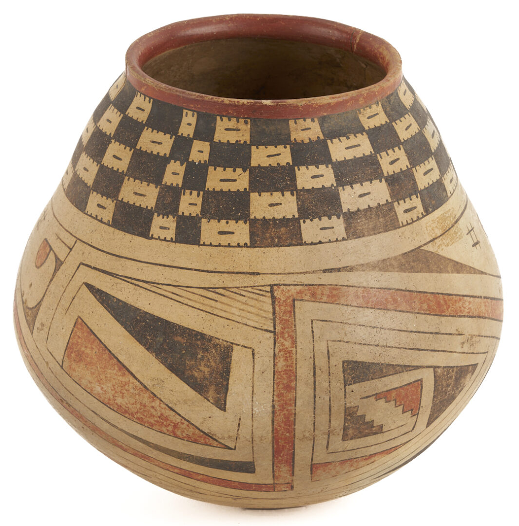 Lot 505: 2 Pre-Columbian Casas Grandes Pottery Ollas, Ex-Fleischer Collection