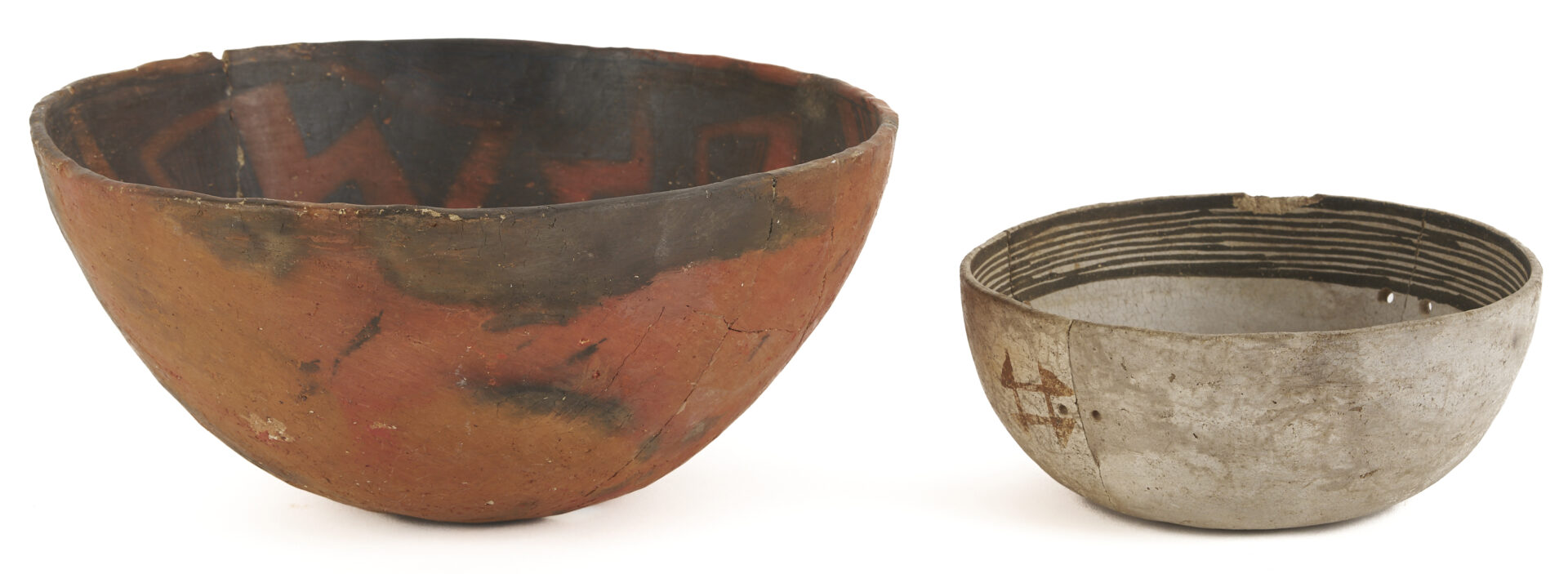 Lot 506: 3 Native American Prehistoric Pottery Items