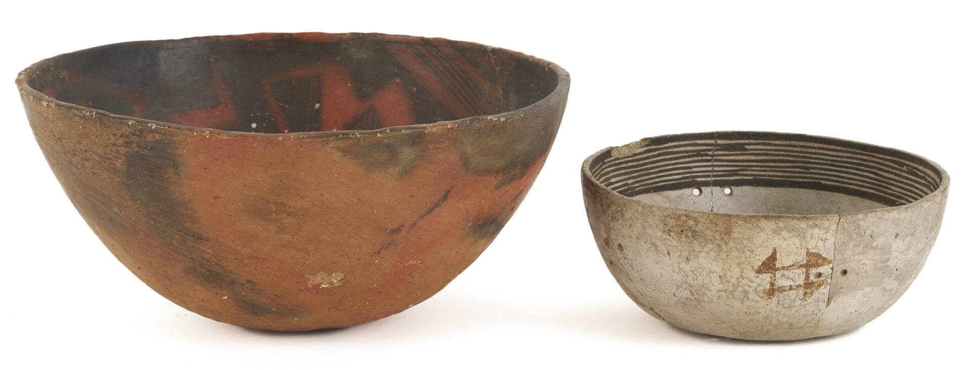 Lot 506: 3 Native American Prehistoric Pottery Items