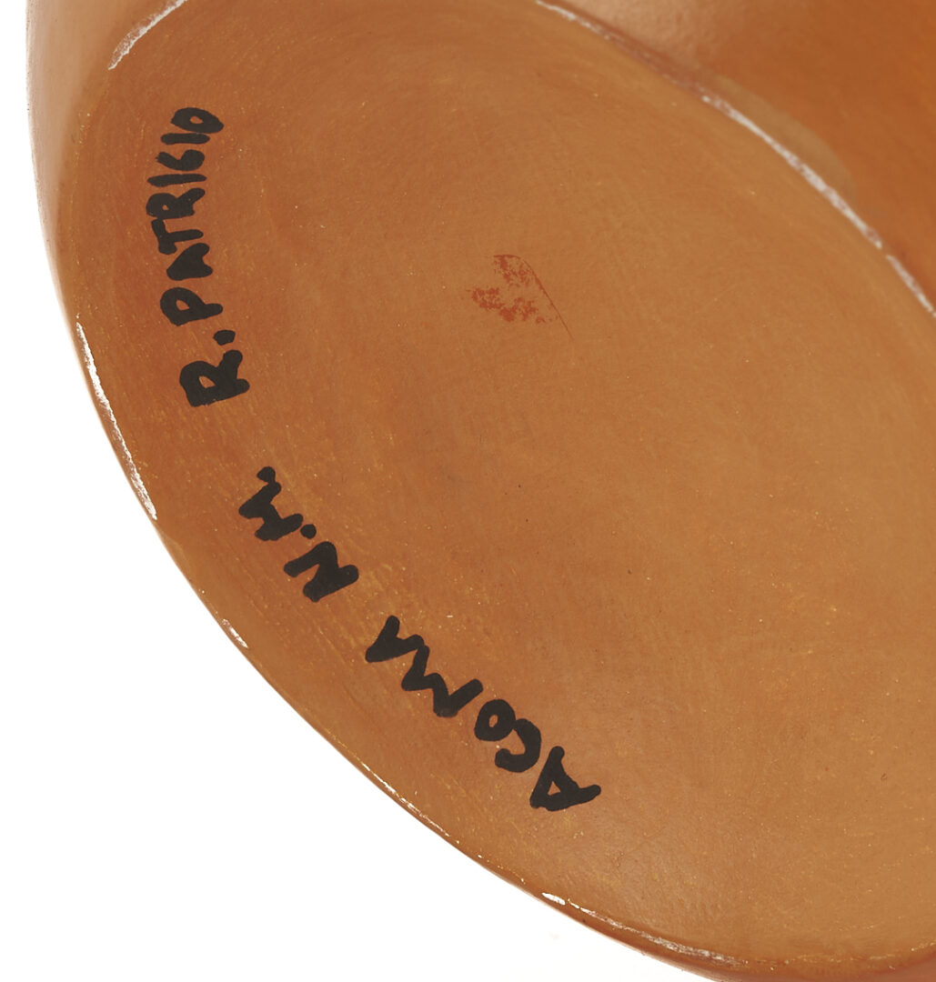 Lot 507: Native American Acoma Pottery Olla Jar, R. Patricio