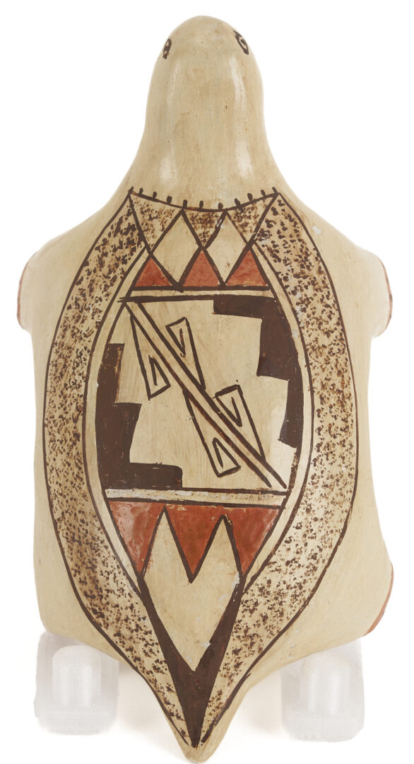 Lot 508: 3 Native American Hopi Pottery Items