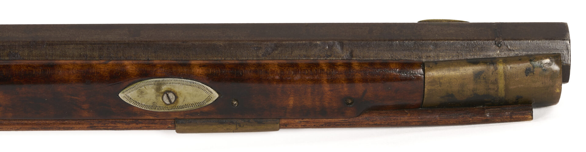 Lot 518: Percussion Long Rifle from Williamson Co., TN; Kirkman & Ellis, Nashville