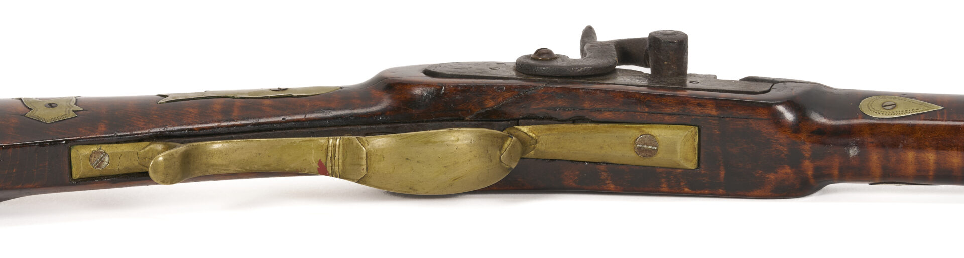 Lot 518: Percussion Long Rifle from Williamson Co., TN; Kirkman & Ellis, Nashville