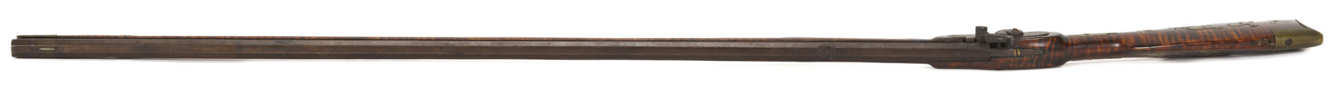 Lot 518: Percussion Long Rifle from Williamson Co., TN; Kirkman & Ellis, Nashville
