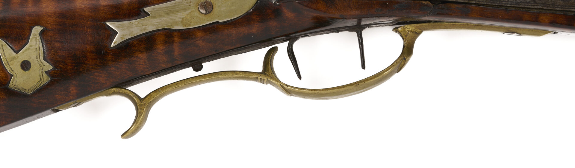 Lot 518: Percussion Long Rifle from Williamson Co., TN; Kirkman & Ellis, Nashville