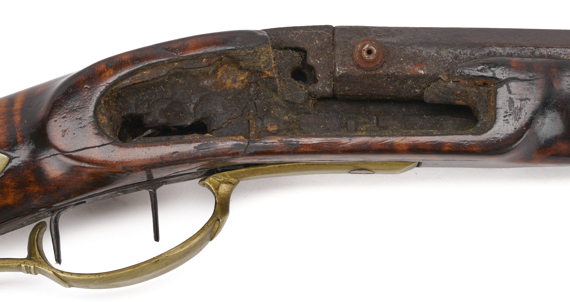 Lot 518: Percussion Long Rifle from Williamson Co., TN; Kirkman & Ellis, Nashville