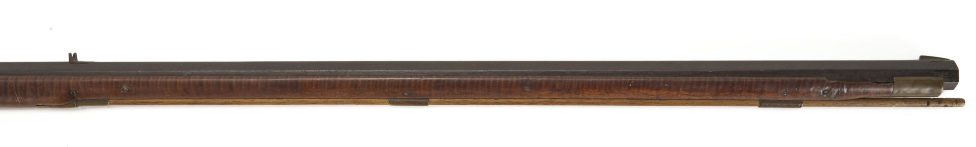 Lot 519: 1817 Full Stock Black Powder Rifle w/ John Bull Barrel