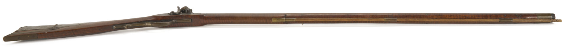 Lot 519: 1817 Full Stock Black Powder Rifle w/ John Bull Barrel