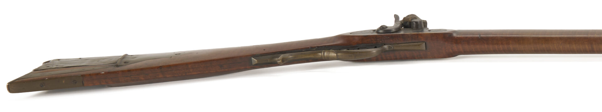 Lot 519: 1817 Full Stock Black Powder Rifle w/ John Bull Barrel