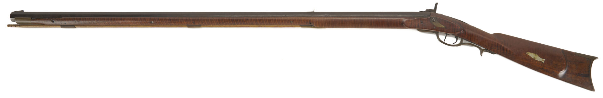 Lot 519: 1817 Full Stock Black Powder Rifle w/ John Bull Barrel