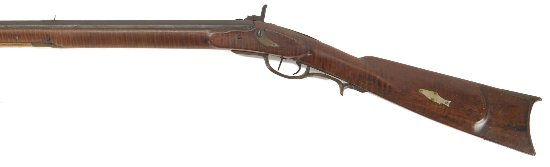 Lot 519: 1817 Full Stock Black Powder Rifle w/ John Bull Barrel