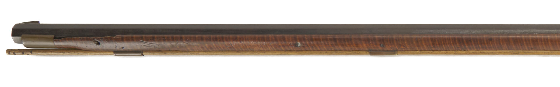 Lot 519: 1817 Full Stock Black Powder Rifle w/ John Bull Barrel