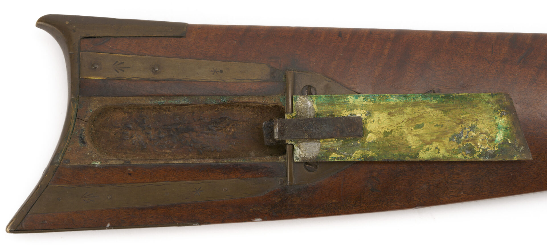 Lot 519: 1817 Full Stock Black Powder Rifle w/ John Bull Barrel