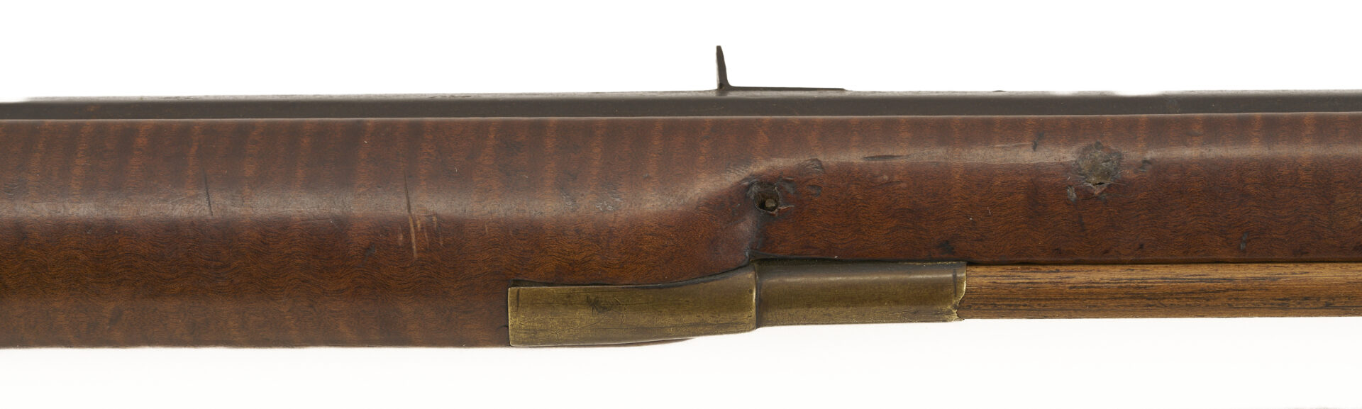 Lot 519: 1817 Full Stock Black Powder Rifle w/ John Bull Barrel